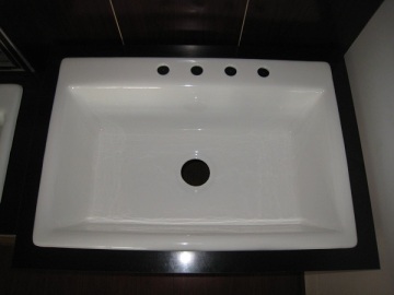 Single bowl bathroom cast iron sinks/ cast iron sink/ kitchen sink