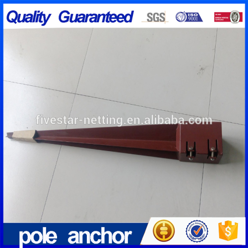 Hot galvanized post support/ pole anchor for solar panel