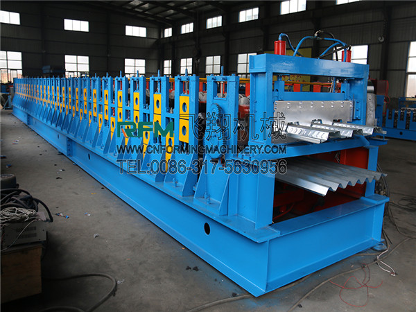 high speed metal floor deck roll forming machine