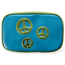 Peace Signed PVC Bag, Suitable for Cosmetics, OEM and Small Orders are Welcome
