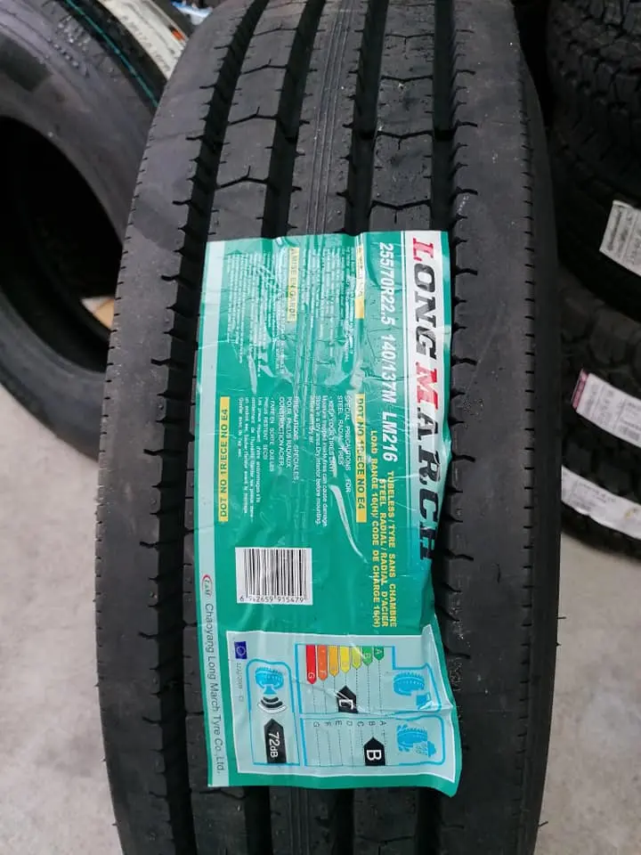 Truck Tyre for Steer or Trailer Position, Longmarch, Lm216, 11.00r22, 13r22.5, 215/75r17.5, 315/80r22.5