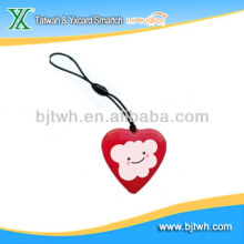 Offset printing heart shap RFID crystal tag