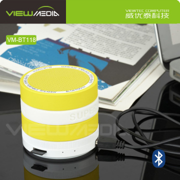 VM-BT118 electronic component yellow bluetooth speaker with fm radio