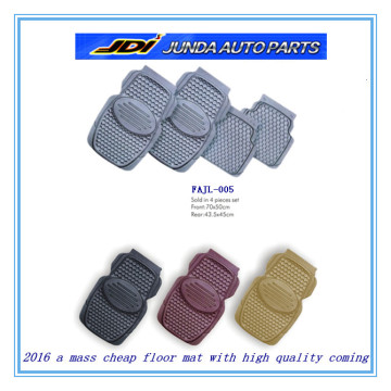 wholesale car mat Cheap universal car mat 4pcs set PVC car mat