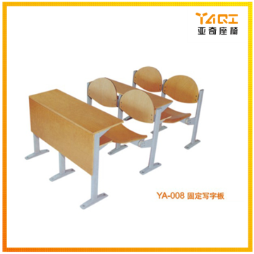 Modern classroom university college folded comfortable school desk and chair