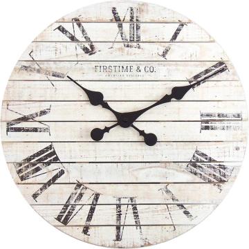Wholesale Cheap 18 inch Rustic Wooden Antique Wall Clock