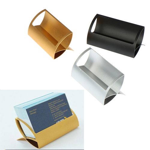 New 1PC Metal Card Holders Note Holders Display Desk Business Card Holders Desk Accessories Stand Clip for Office