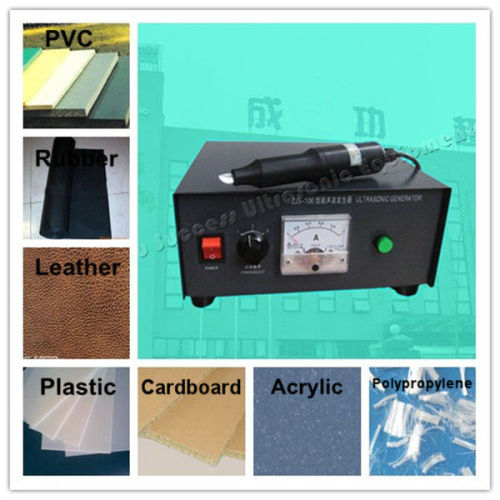 Industrial Fabric Ultrasonic Cutting Machine 28 Khz Titanium Alloy , No Deformation