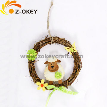 With sheep felt crafts wreath decoration wholesale