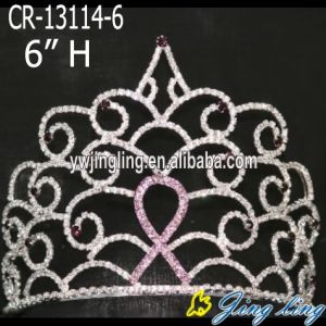 Wholesale 6 inch rhinestone rainbow crowns