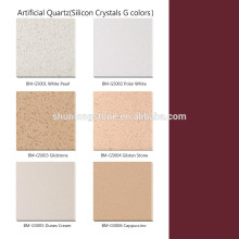 Artificial Quartz Silicon crystals G colors,crystal Quartz countertops