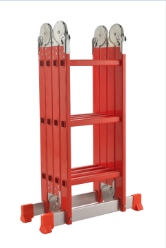 aluminum folding ladder with big hinge
