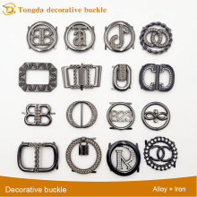 Diamond Set Letter Fastener for Footwear Decoration