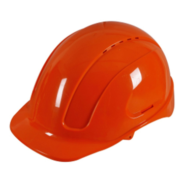 Red ABS construction safety hard hat