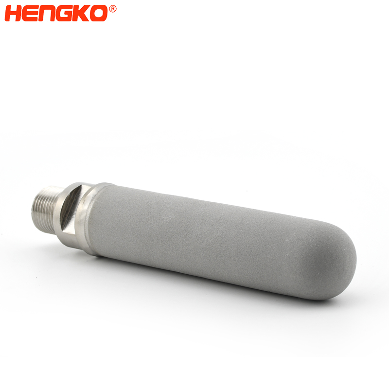 HENGKO custom  Sintered 304 316L Precision Stainless Steel Industrial Filter Porous metal highly difficult sintering cartridge