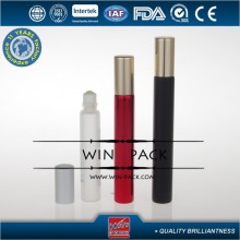 roll-on bottle with outside frosted and Aluminum cap