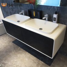 Wiselink solid surface bathroom vanity with sink