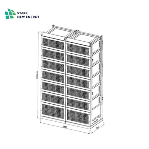 System magazynowania energii w pojemnikach o mocy 10 MWh