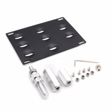BMW Series License Plate Frame Mount Tow Hook Bracket and Registration Plate Holder