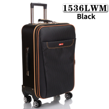 Wholesale soft  lightweight suitcases with oxford fabric