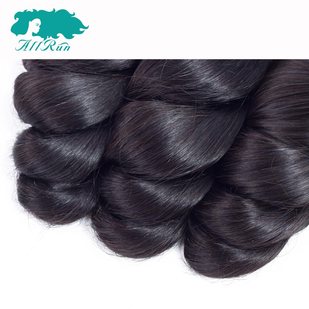 best selling alllrun products brazilian lucky hair 7a loose wave style hair bundles