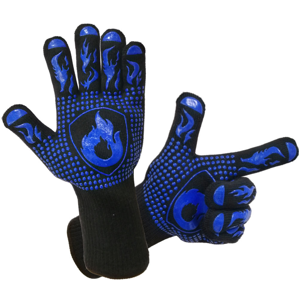 Amazon Suppliers Kitchen Oven Extreme Heat Resistant Gloves BBQ Grill Cooking Gloves