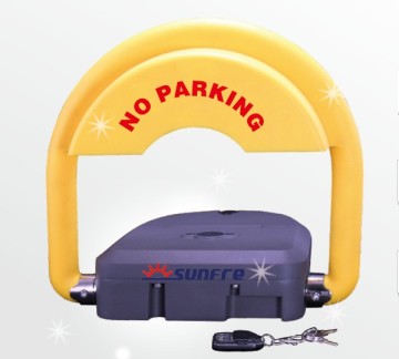 Waterproof parking barrier, parking barrier, parking spot lock