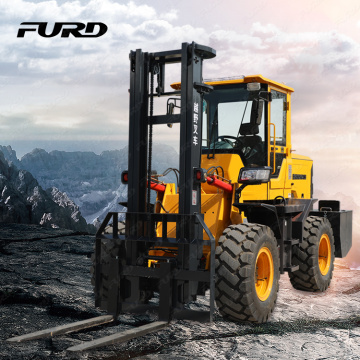 รถยกของจีน FR-2500 Heli Forklift 4 ตัน Diesel Forklift Trucks