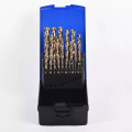 Atacado 25pcs Twist Drill Bit Din 338 HSS Drill Bits para metal aço inoxidável