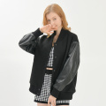 Trend New Wholesale Ladies Baseball Jacket Black