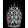 12" Colored Chunky Rhinestone Crowns For Party