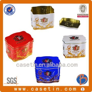 Chinese small tea tin cans/small tin cans/metallic box