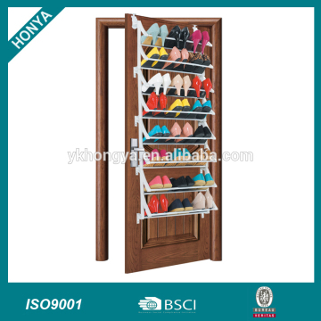 DIY assemble 8 tier 24 pair wall shoe rack