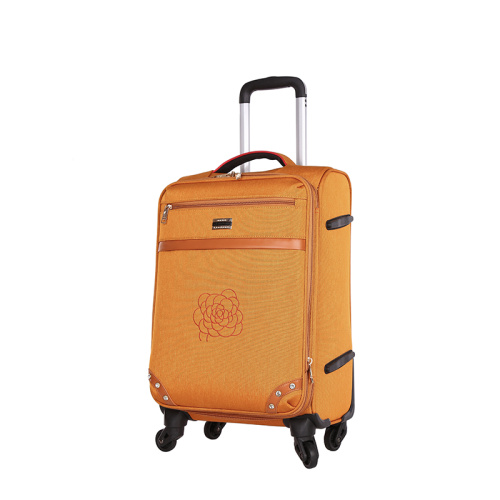 Colourful ultra light aluminum trolley EVA luggage