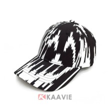 custom halloween abstract long brim bill peak baseball cap