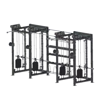 Multi-Station Gym Rack
