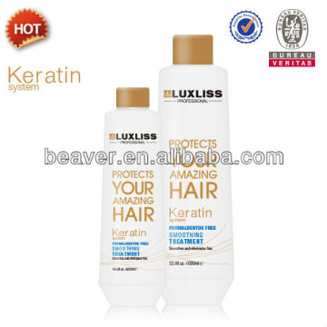 Free formaldehyde keratin treatment functional keratin products