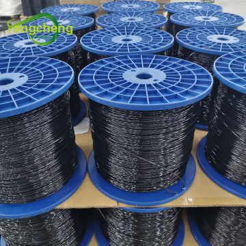 Black 2.5mm plastic poly wire lines