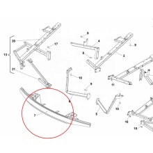 Lamborghini Gallardo LP550 LP560 LP570 Front Bumper Inner Iron 400807107A Bumper Carrier