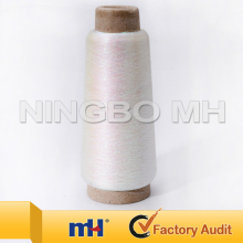 Rainbow metallic yarn