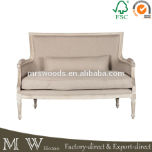 french country style wooden sofa, farm house solid wooden sofa, wooden sofa
