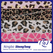 leopard printer grosgrain ribbons for decotation