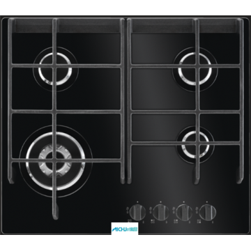 Cooktop de aço inoxidável vs Black Cooktop