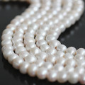 11-12mm 3mm Big Hole Nearly Round Freshwater Pearl Strand E180008