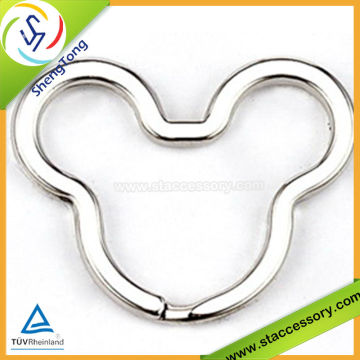 silver key ring stainless steel wire key ring wire key ring