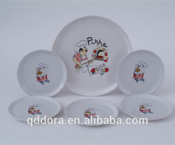 stock ceramic pasta plate set/stock customized ceramic pasta plate