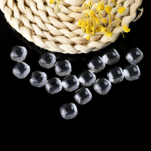 High Quality Natural White Crystal Square Shaped Cut