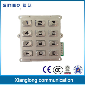 hot sale yuyao manufacturer waterproof outdoor keypad digital access keypad