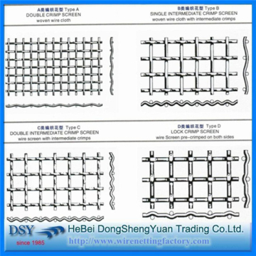 Hot-Galvanized Decorative Crimped Wire Mesh
