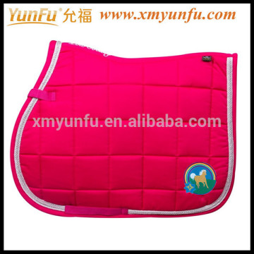 Red Horse Jumping saddle pads